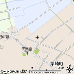 熊本県宇土市栗崎町152周辺の地図