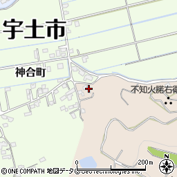 熊本県宇土市栗崎町603-2周辺の地図
