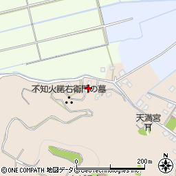 熊本県宇土市栗崎町488周辺の地図