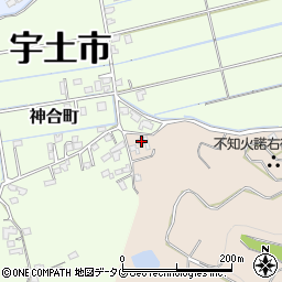 熊本県宇土市栗崎町603周辺の地図