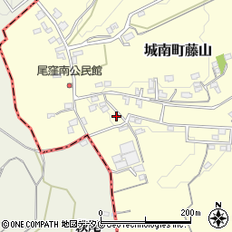 熊本県熊本市南区城南町藤山3327周辺の地図