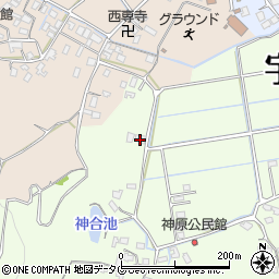 熊本県宇土市神合町398周辺の地図