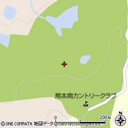 熊本南カントリークラブ周辺の地図