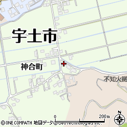 熊本県宇土市神合町26周辺の地図