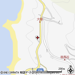 長崎県長崎市大籠町110周辺の地図