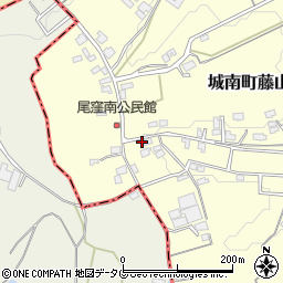 熊本県熊本市南区城南町藤山3326周辺の地図