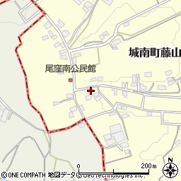 熊本県熊本市南区城南町藤山3326-1周辺の地図