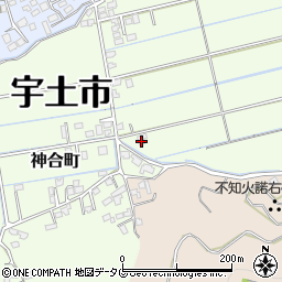 熊本県宇土市神合町30周辺の地図