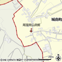 熊本県熊本市南区城南町藤山3280周辺の地図