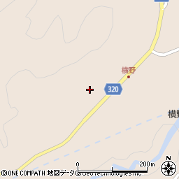 熊本県上益城郡山都町川野322周辺の地図