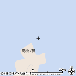 高松ノ鼻周辺の地図