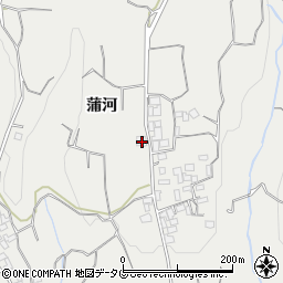 長崎県南島原市有家町蒲河1825周辺の地図