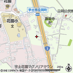 熊本県宇土市立岡町547周辺の地図
