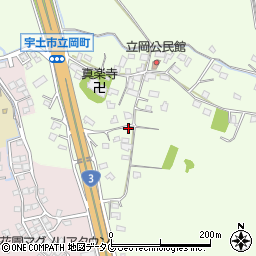 熊本県宇土市立岡町583周辺の地図