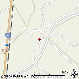 熊本県宇土市上網田町23周辺の地図
