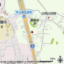 熊本県宇土市立岡町565周辺の地図