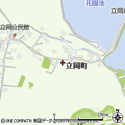 熊本県宇土市立岡町260周辺の地図