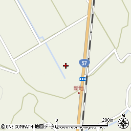 熊本県宇土市上網田町3920周辺の地図