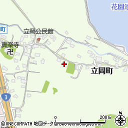 熊本県宇土市立岡町267周辺の地図