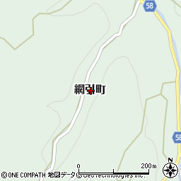 熊本県宇土市網引町周辺の地図