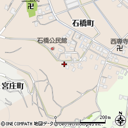 熊本県宇土市石橋町498-2周辺の地図
