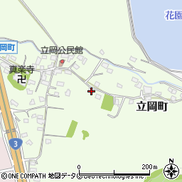 熊本県宇土市立岡町272周辺の地図