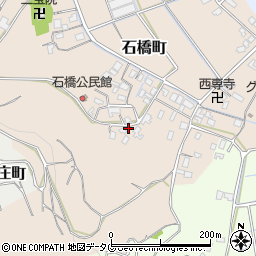 熊本県宇土市石橋町493周辺の地図
