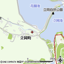 熊本県宇土市立岡町212周辺の地図