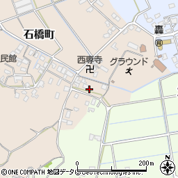 熊本県宇土市石橋町307-1周辺の地図