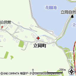 熊本県宇土市立岡町220周辺の地図