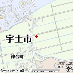 熊本県宇土市神合町1082周辺の地図