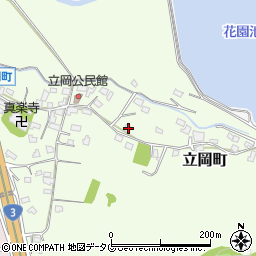 熊本県宇土市立岡町236周辺の地図