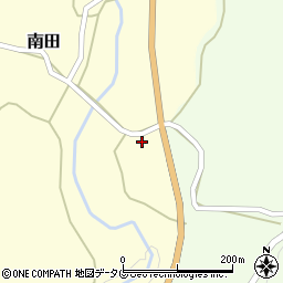 熊本県上益城郡山都町南田53周辺の地図