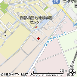 熊本県宇土市栗崎町69周辺の地図