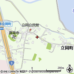 熊本県宇土市立岡町353周辺の地図