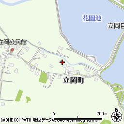 熊本県宇土市立岡町221周辺の地図