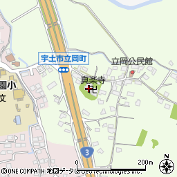 熊本県宇土市立岡町434周辺の地図