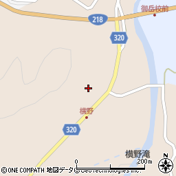 熊本県上益城郡山都町川野1306周辺の地図