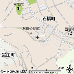 熊本県宇土市石橋町500周辺の地図