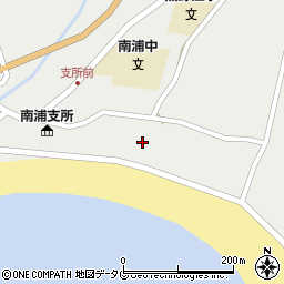 熊野江海水浴場トイレ周辺の地図