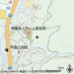 長崎県長崎市竿浦町周辺の地図