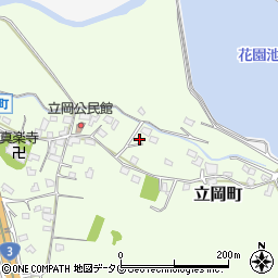熊本県宇土市立岡町229周辺の地図