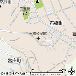 石橋公民館周辺の地図