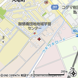熊本県宇土市栗崎町66周辺の地図