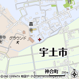 熊本県宇土市神馬町808周辺の地図