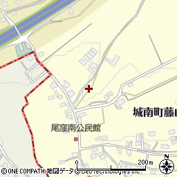 熊本県熊本市南区城南町藤山3180周辺の地図