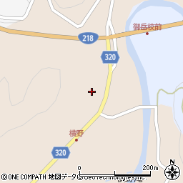熊本県上益城郡山都町川野1311周辺の地図