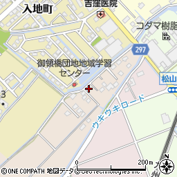 熊本県宇土市栗崎町65周辺の地図