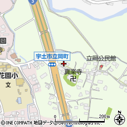 熊本県宇土市立岡町484周辺の地図