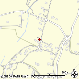 熊本県熊本市南区城南町藤山2086-2周辺の地図